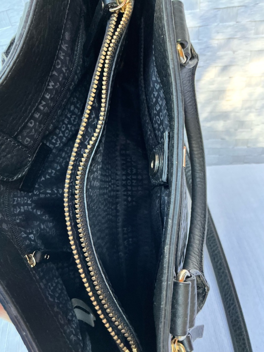 Kate Spade Tote Bag Black Pebble Leather - Picture 5 of 5
